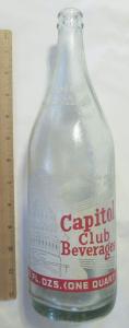 Capitol Club Beverages, Norristown, PA Quart