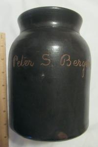 Albany Slip Glaze, Peter S. Bergen Quart   