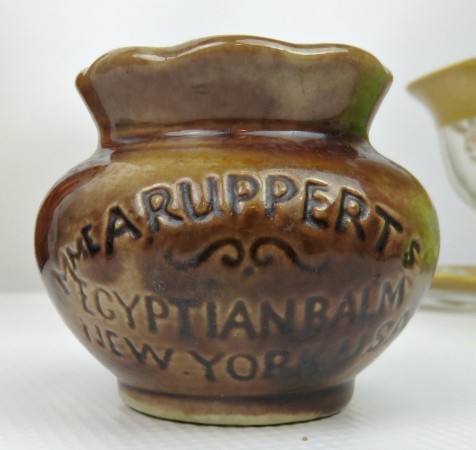 Small Jar For Ruppert's Egyptian Balm, New York 