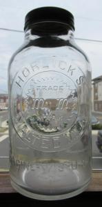 Horlick's Trade Mark Malted Milk Racine Wisconsin Gallon 