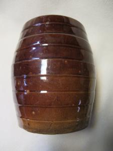 Quart Stoneware Barrel Wax Sealer