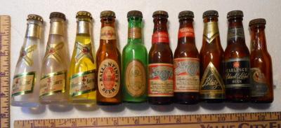 Assorted Mini Souvenir Beer Salt and Peppers