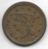 1853 Braided Hair Large Cent