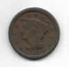 1847 Braided Hair Large Cent