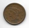 1853 Braided Hair Large Cent