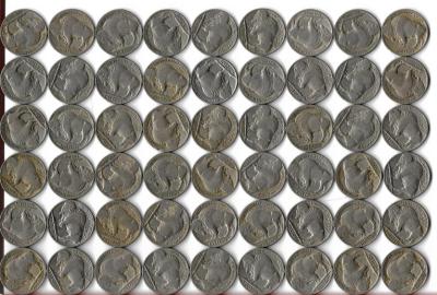 Buffalo Nickels, Reverse