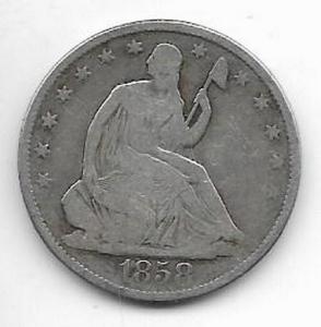 1858-O Seated Liberty Half Dollar