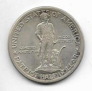 1925 Lexington Commemorative Half Dollar