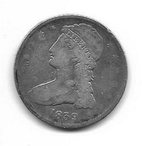 1839 Capped Bust Half Dollar