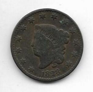 1818 Coronet Large Cent