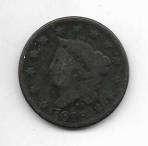 1828 Coronet Large Cent