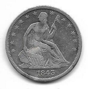 1843-O Seated Liberty Half Dollar