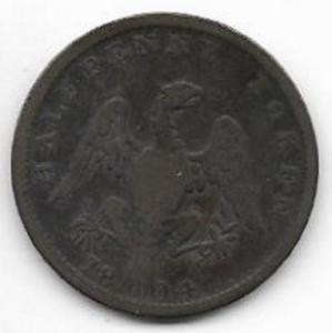 1814  Canada Queen Britannia Half Penny Token