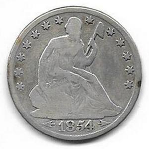 1854-O Seated Liberty Half Dollar