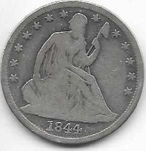 1844-O Seated Liberty Half Dollar