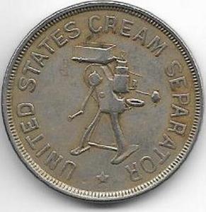 United States Cream Separator Token