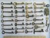 Brass Door & Lock Skeleton Keys