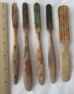 Bone Handle Toothbrushes