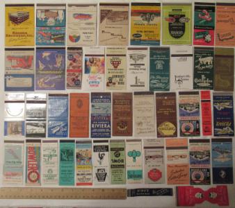 Matchbook Cover Clean Up Lot