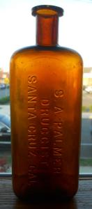 S. A, Palmer, Druggist, Santa Cruz, California W-T