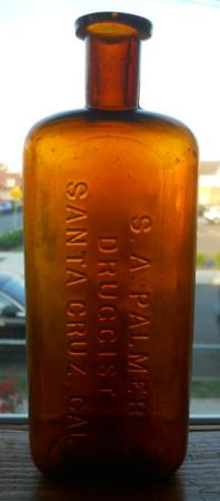 S. A, Palmer, Druggist, Santa Cruz, California W-T