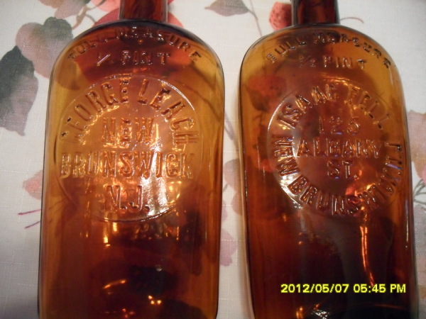 New Brunswick, NJ Strap Sided Flasks