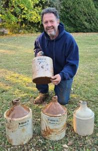 Stenciled Jugs