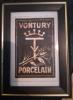 Framed Von Tury Company Logo, Perth Amboy, NJ