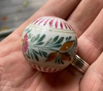 Hand Painted Ceramic Marble