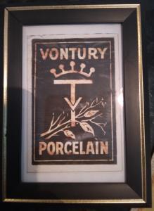 Framed Von Tury Company Logo, Perth Amboy, NJ