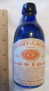 Cherry Laurel Eye Lotion, Ophthalmic Remedy Company, Reading, PA