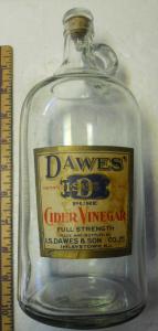 Dawes' Pure Cider Vinegar, Full Strength, Imlaystown, NJ, Quart