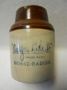 Horse Radish Jar, 4 Inch