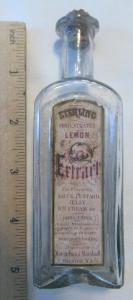 Sterling Lemon Extract, Margerunn & Marshall, Trenton, NJ OP