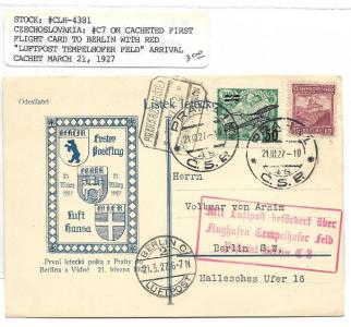 Czechoslovakia Post Card