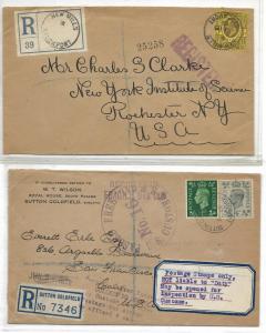 England, Registered Mail