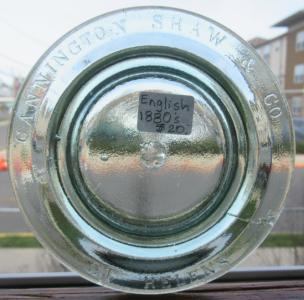 Cannington Shaw & Co., St. Helens, English Product Jar