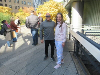 Stacy and Joe on the High Line at 16th Street