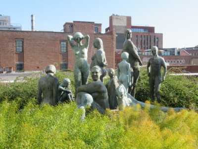 Art Installation on the High Line about 14th Street