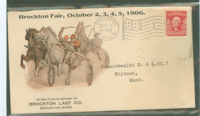 Illustrated Cover for Brockton, Mass. Fair 1906