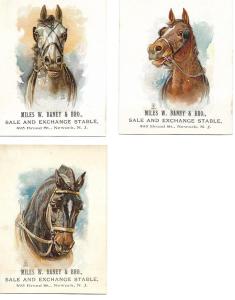 Trade Cards, Newark, NJ Obverses