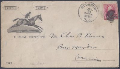 Woodbury, New Jersey,, Advertising Cover 1893