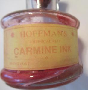 Hoffman's Carmine Ink