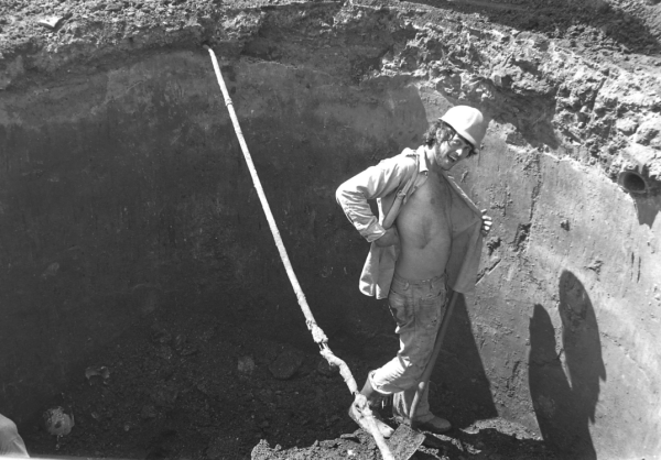 Cistern Dig Off Beale Street Memphis, 1976