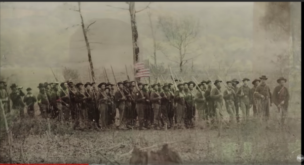 Civil War photo of 2nd Regiment of The Tennessee Mounted Infantry