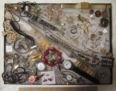 Costume Jewelry Junk Drawer Lot