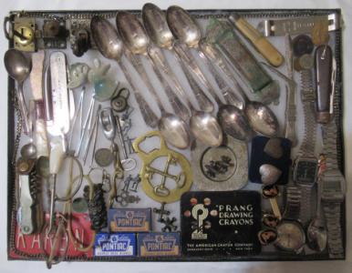 Metal Junk Drawer Lot