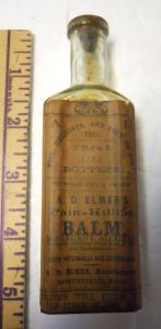  A. D. Elmer's, Pain Killing Balm, Northfield, Mass. U.S.A.