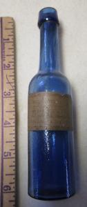 Camphor JE Odlin Druggist Laconia NH 5 7/8 Inch SB