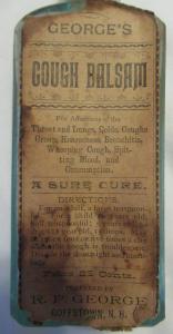 George's Cough Balsam, A Sure Cure